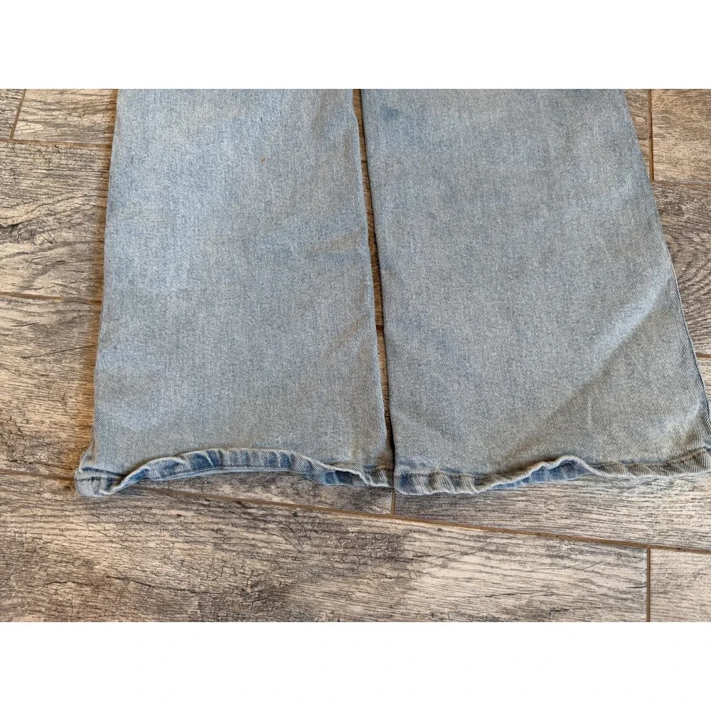 Celebrity Pink Denim Jeans 3 / 26 High Rise Wide Leg Jean Boho Hippie Flare